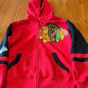 NHL Blackhawks Youth Medium zip hoodie